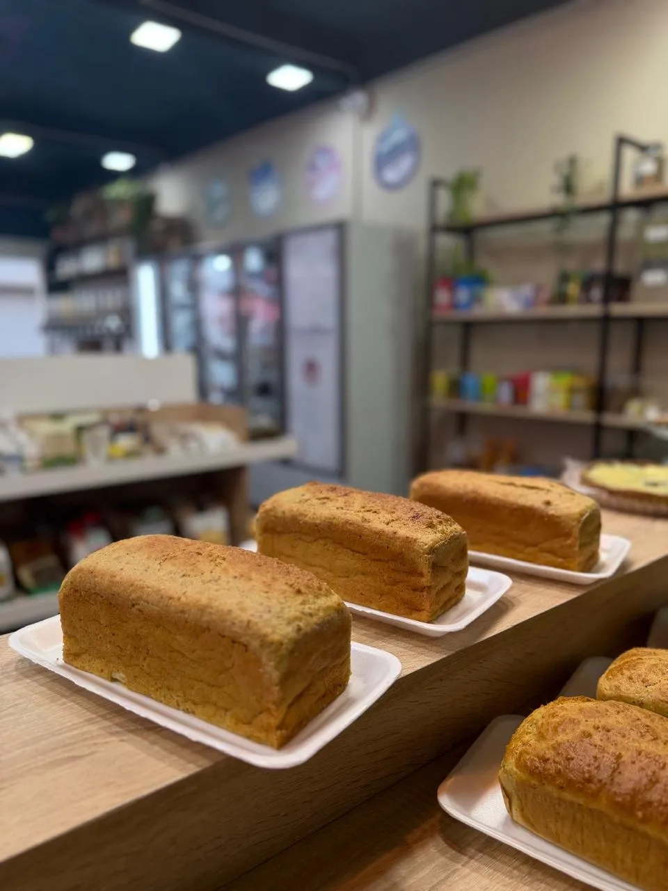 Pan de molde de harina de almendras