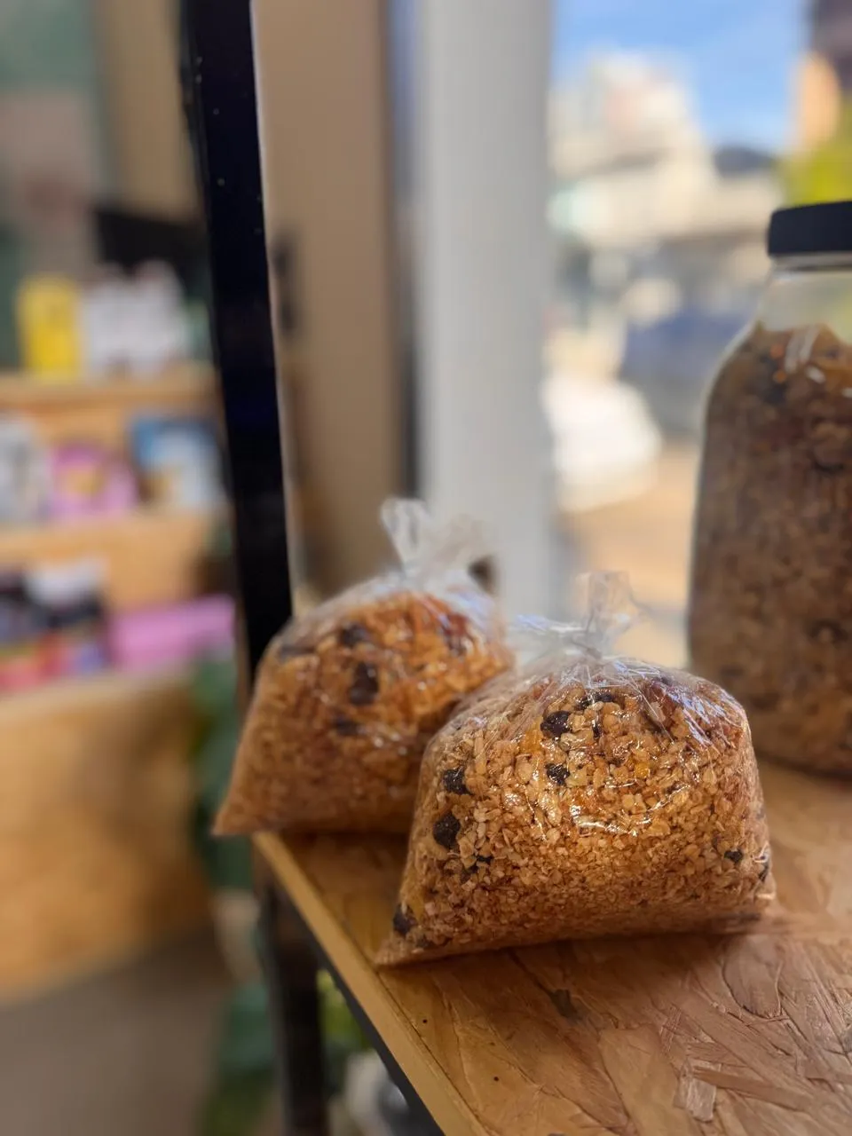 Granola pasas y almendras