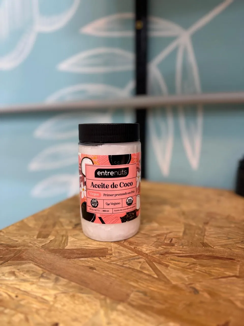 Aceite de coco virgen 360cc Entrenuts