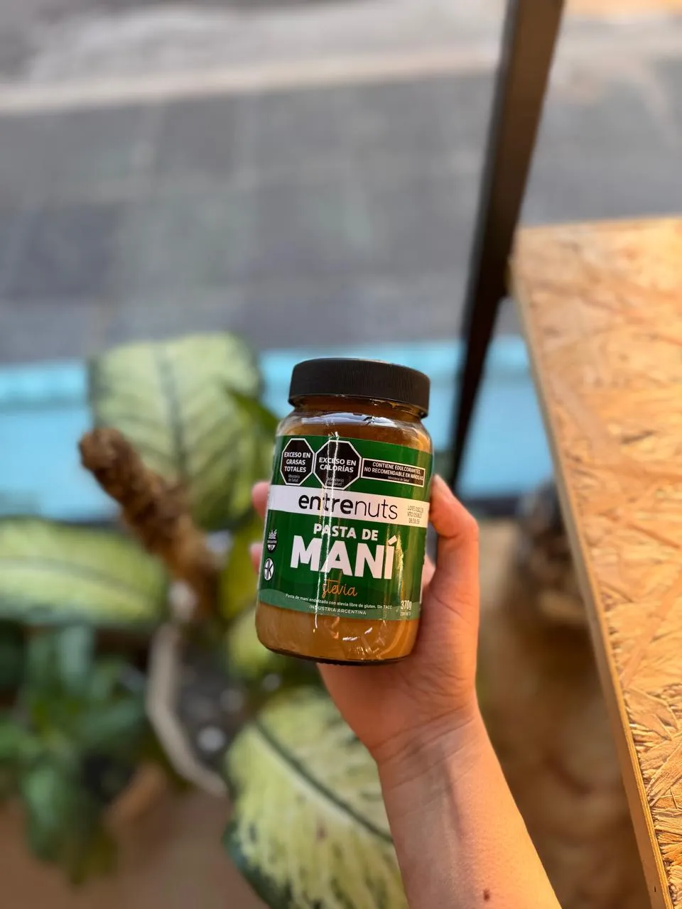 Pasta de mani con stevia Entrenuts