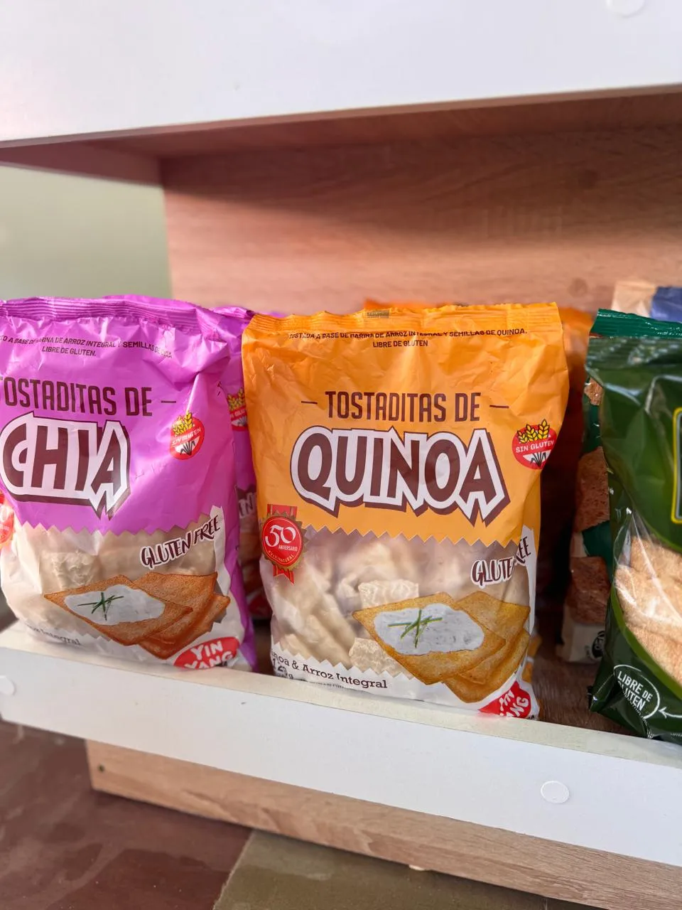 Tostaditas de quinoa y arroz integral Ying Yang