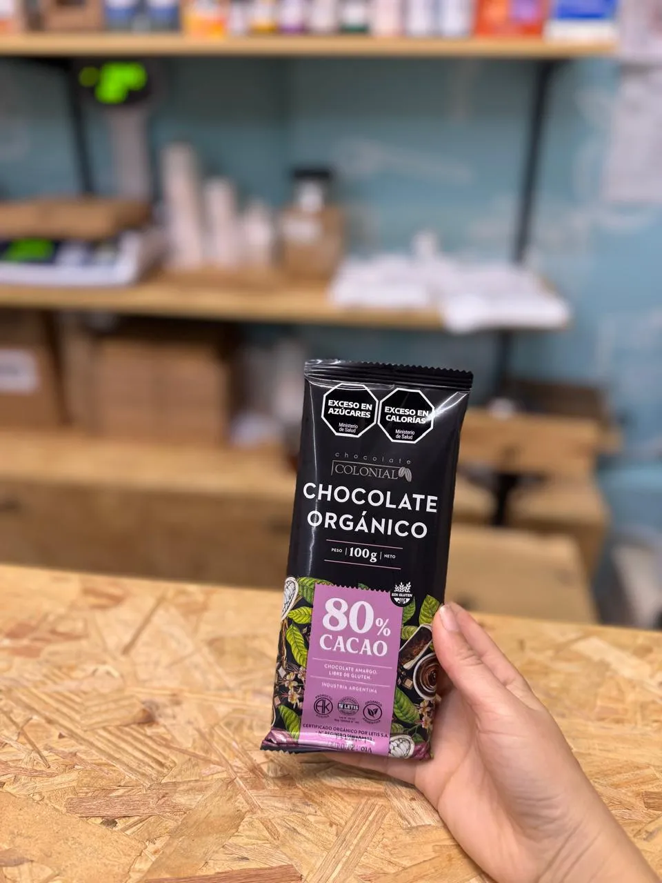 Chocolate Colonial organico 80%