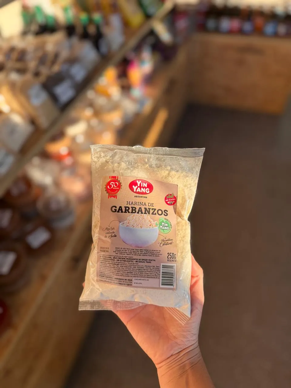 Harina de garbanzo Ying Yang 250g