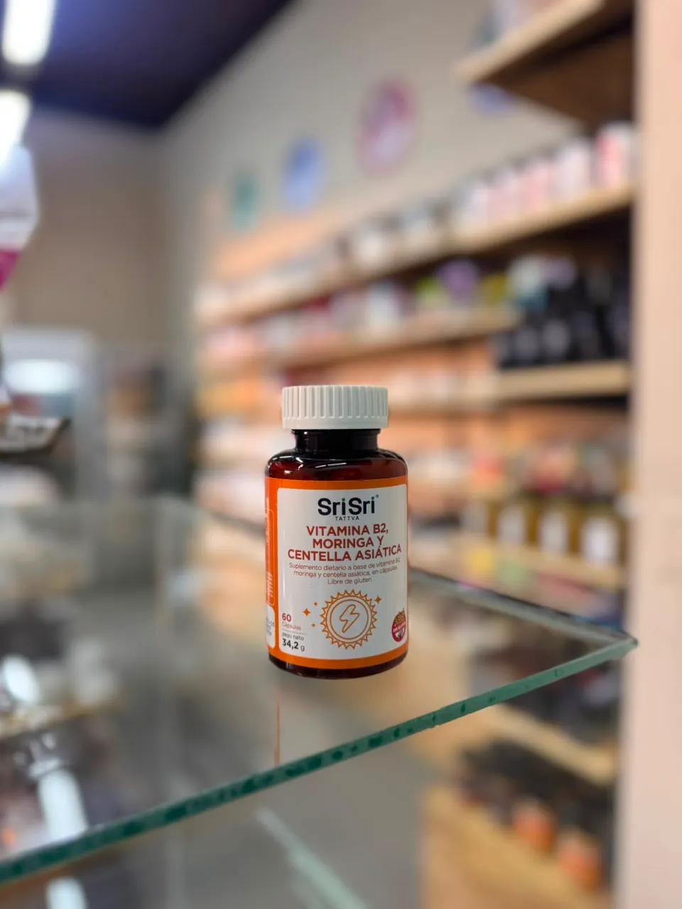 Vitamina B2, moringa y centella asiática SriSri