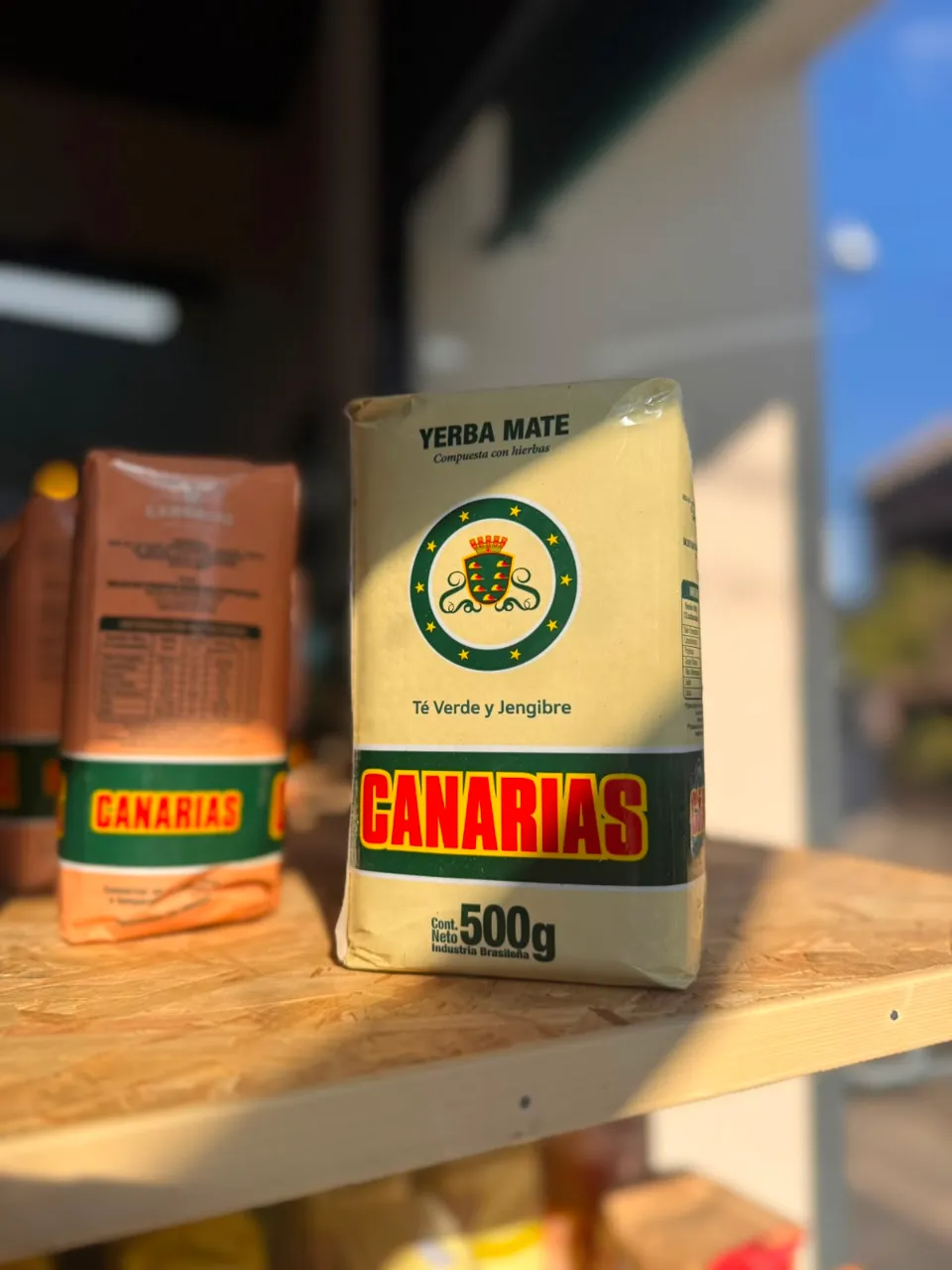 Yerba Canarias te verde y jengibre 500g