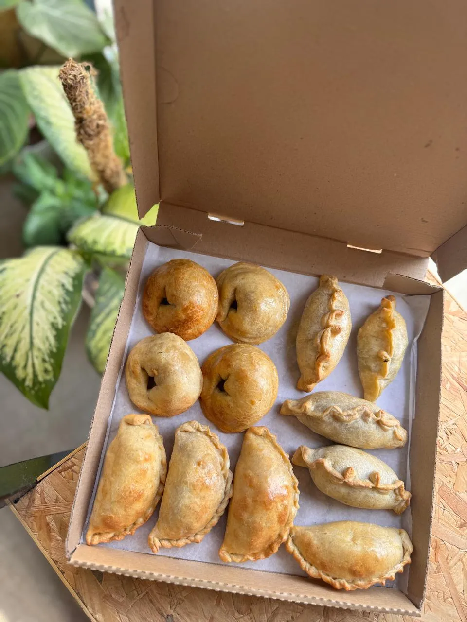 Empanadas de harina de almendra
