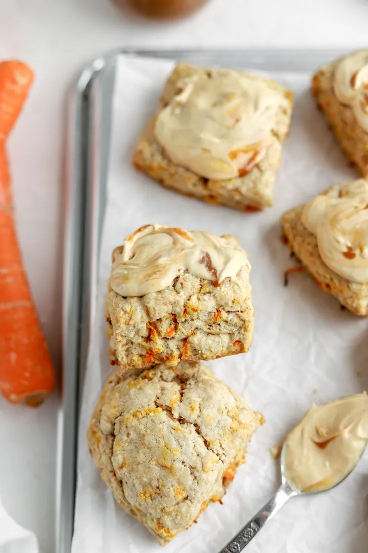 Scones de queso y zanahoria